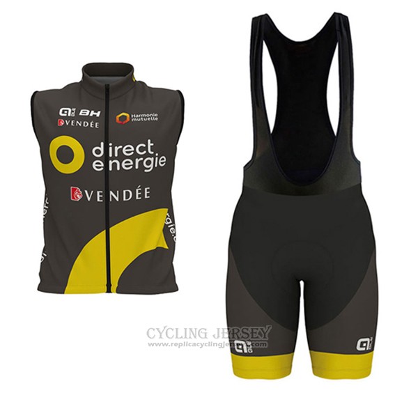 2017 Wind Vest Direct Energie Black and Yellow
